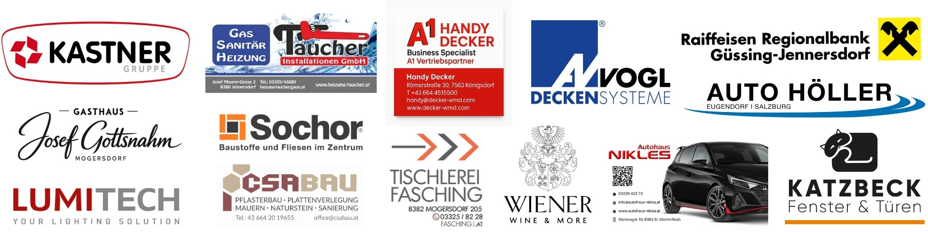 Sponsoren der Musi Wiesn Mogersdorf 2026